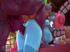Little pony getting fucked by a big horse dick